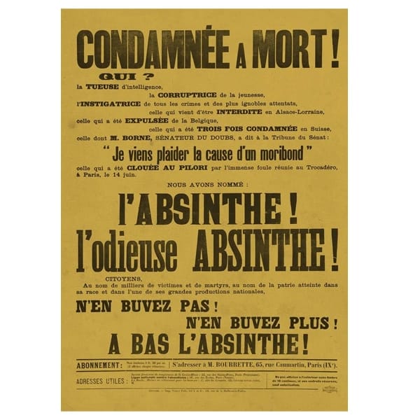 Absinthe Typography Print - Image 2