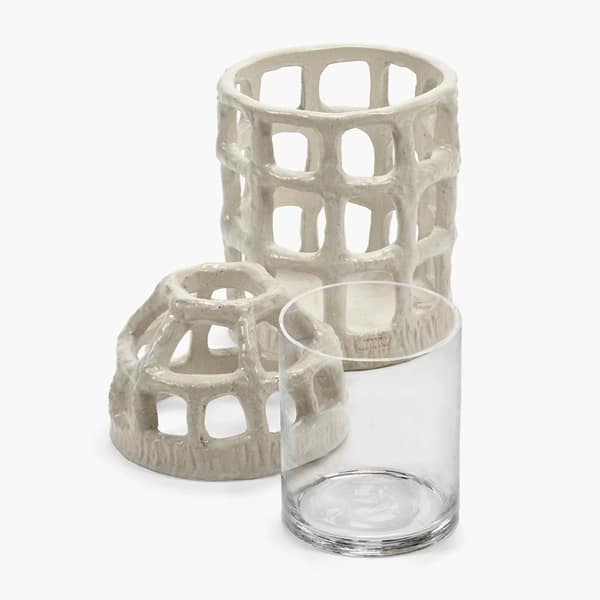 Pique Fleurs White Rosie Vase – Image 3